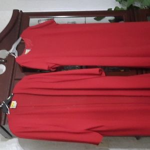 Woman's Red Dress Suit by MISTY LANE